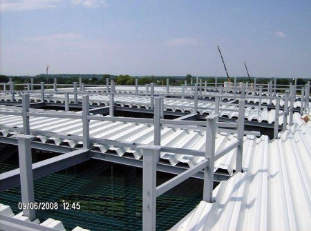 Trapezblechverlegung - Vileda, Mannheim